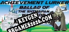 Gerador de número de série Achievement Lurker Ballad of the Shimapan Warrior King of Panties