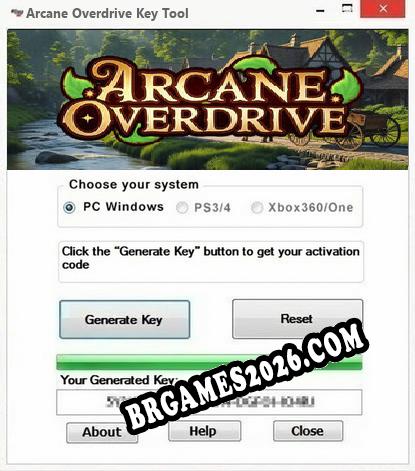 Arcane Overdrive gerador de chaves de licença gratuito
