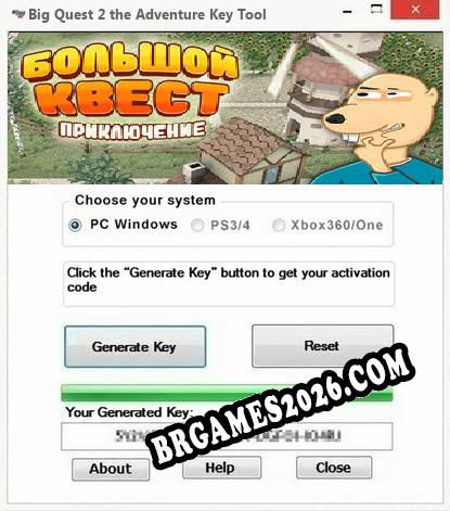 Big Quest 2 the Adventure gerador de chaves de licença gratuito