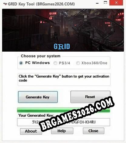 GRID gerador de chaves de licença gratuito
