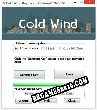 Cold Wind gerador de chaves de licença gratuito