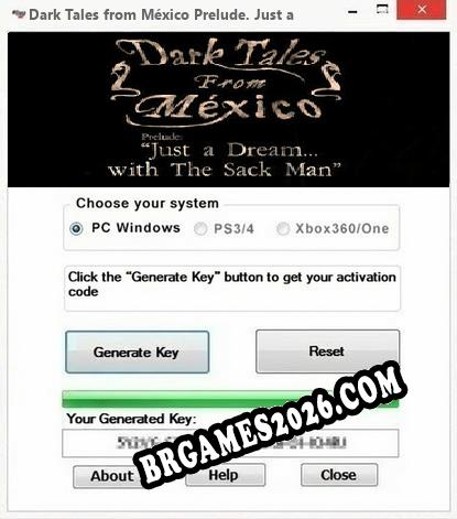 Dark Tales from México Prelude. Just a Dream... with The Sack Man gerador de chaves de licença gratuito
