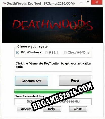 DeathWoods gerador de chaves de licença gratuito