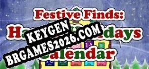 Festive Finds Happy Holidays Calendar gerador de número de série