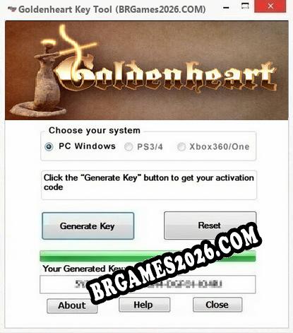 Goldenheart gerador de chaves de licença gratuito
