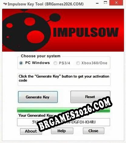 Impulsow gerador de chaves de licença gratuito