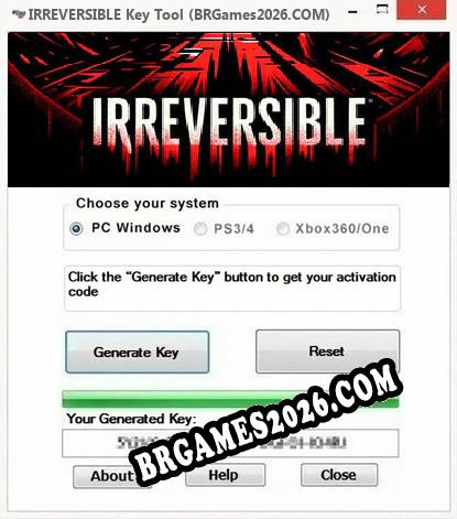 IRREVERSIBLE gerador de chaves de licença gratuito