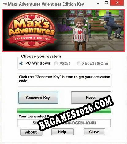 Maxs Adventures Valentines Edition gerador de chaves de licença gratuito