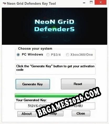 Neon Grid Defenders gerador de chaves de licença gratuito