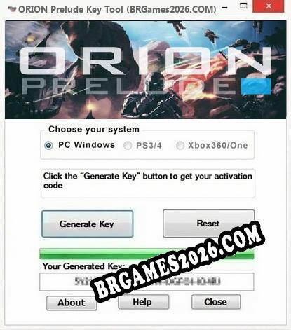 ORION Prelude gerador de chaves de licença gratuito