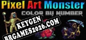 Pixel Art Monster Color by Number keygen gratuito