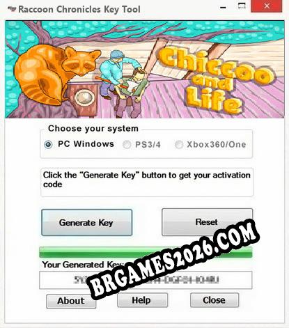 Raccoon Chronicles gerador de chaves de licença gratuito