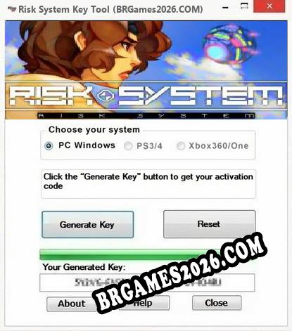 Risk System gerador de chaves de licença gratuito