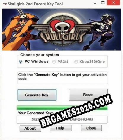 Skullgirls 2nd Encore gerador de chaves de licença gratuito