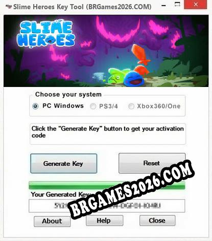 Slime Heroes gerador de chaves de licença gratuito