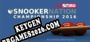 Chave de ativação para Snooker Nation Championship
