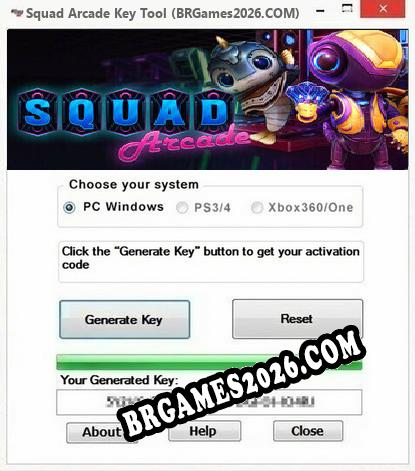 Squad Arcade gerador de chaves de licença gratuito