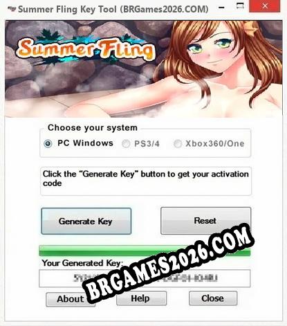 Summer Fling gerador de chaves de licença gratuito