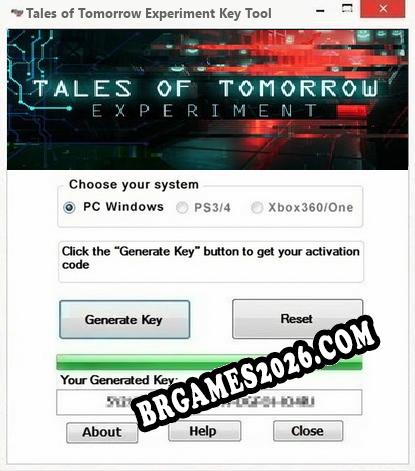 Tales of Tomorrow Experiment gerador de chaves de licença gratuito
