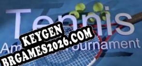Chave de registro para o jogo Tennis. Amazing tournament