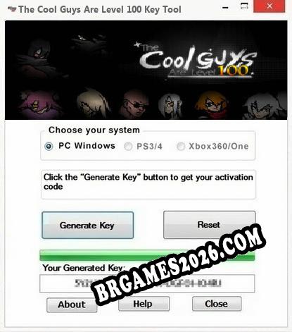 The Cool Guys Are Level 100 gerador de chaves de licença gratuito