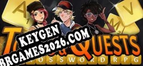 Key generator Tomes and Quests a Word RPG