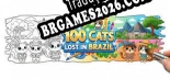 Tradução 100 Cats Lost in Brazil Find  Color - Tradução Completa para Português Brasileiro
