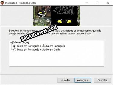 Gish tradução completa do jogo