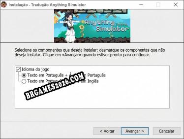 Anything Simulator tradução completa do jogo