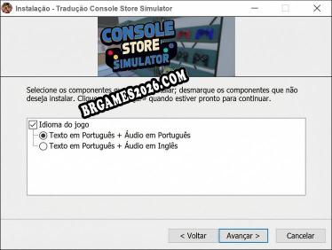 Console Store Simulator tradução completa do jogo