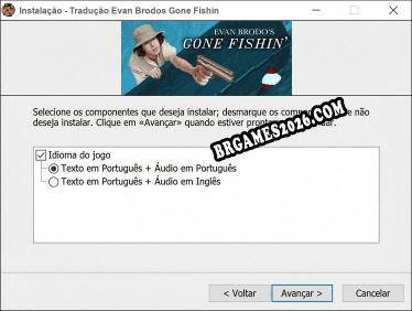 Evan Brodos Gone Fishin tradução completa do jogo