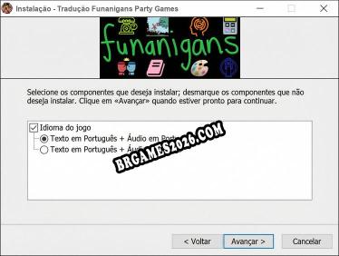 Funanigans Party Games tradução completa do jogo
