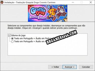 Grapple Dogs Cosmic Canines tradução completa do jogo