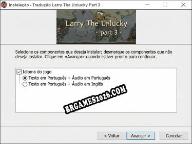 Larry The Unlucky Part 3 tradução completa do jogo