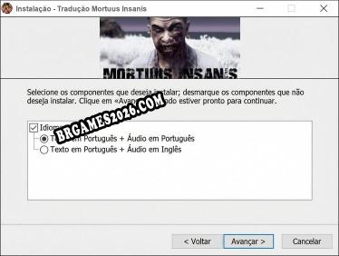 Mortuus Insanis tradução completa do jogo