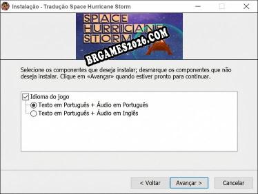 Space Hurricane Storm tradução completa do jogo