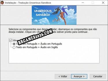 Unserious Sandbox tradução completa do jogo