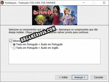 YOU ARE THE DINNER tradução completa do jogo