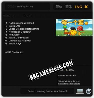 等一个蛋 / Waiting for an Egg: Trainer +8 [v1.7]