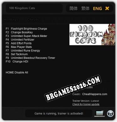 100 Kingdom Cats: TRAINER E CHEATS (V1.0.43)