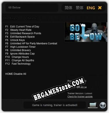 60 Below Trainer +12 by dR.oLLe [Última versão]