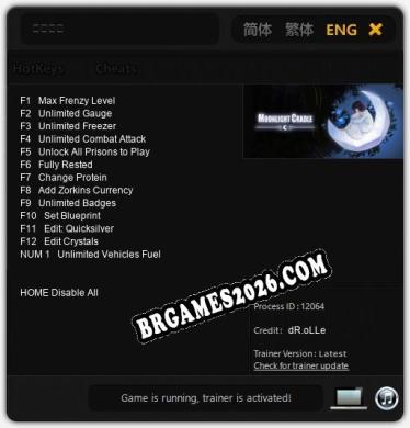 月光摇篮 - Cheat Trainer +13 [Edição dR.oLLe]