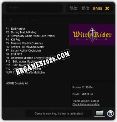 猎魔骑士 - Cheat Trainer +13 [Edição dR.oLLe]