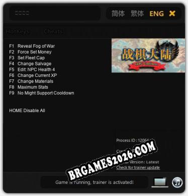 战棋大陆: Trainer Gratuito (+9 cheats)