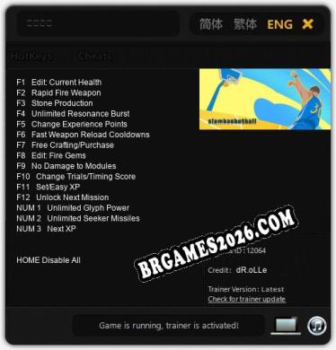 狠斗篮球: Trainer Atualizado v1.8 (todos os cheats)