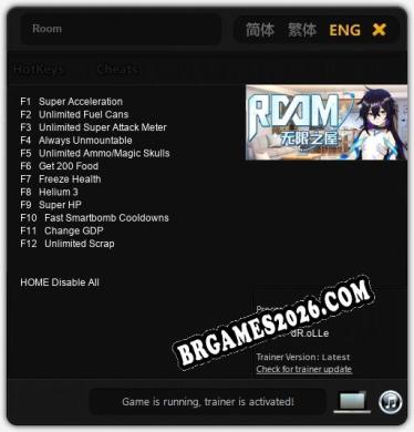 Trainer para Room [v1.0.8]