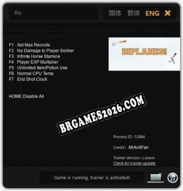 Bip - Cheat Trainer +7 [Edição MrAntiFan]