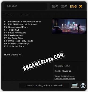 A.D. 2047: Cheats, Trainer +10 [MrAntiFan]