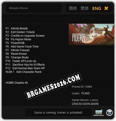 Adepts Arena Trainer +13 by FLiNG [Última versão]
