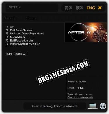 AFTER-H - Cheat Trainer +6 [Edição FLiNG]